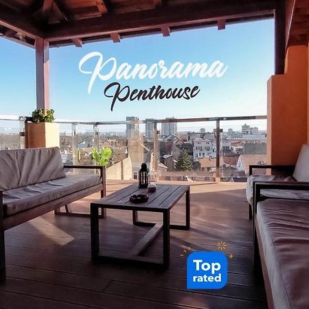 Ferienwohnung Panorama Penthouse Belgrad Exterior foto